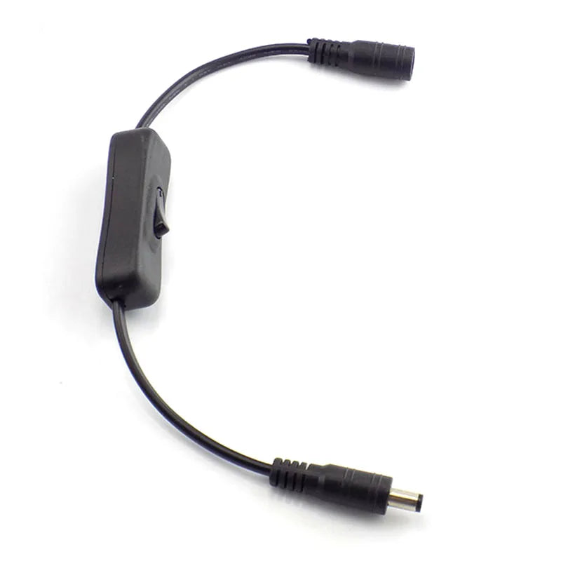 12V 24v Mini DC Switch Connector Cable and DC Adapter