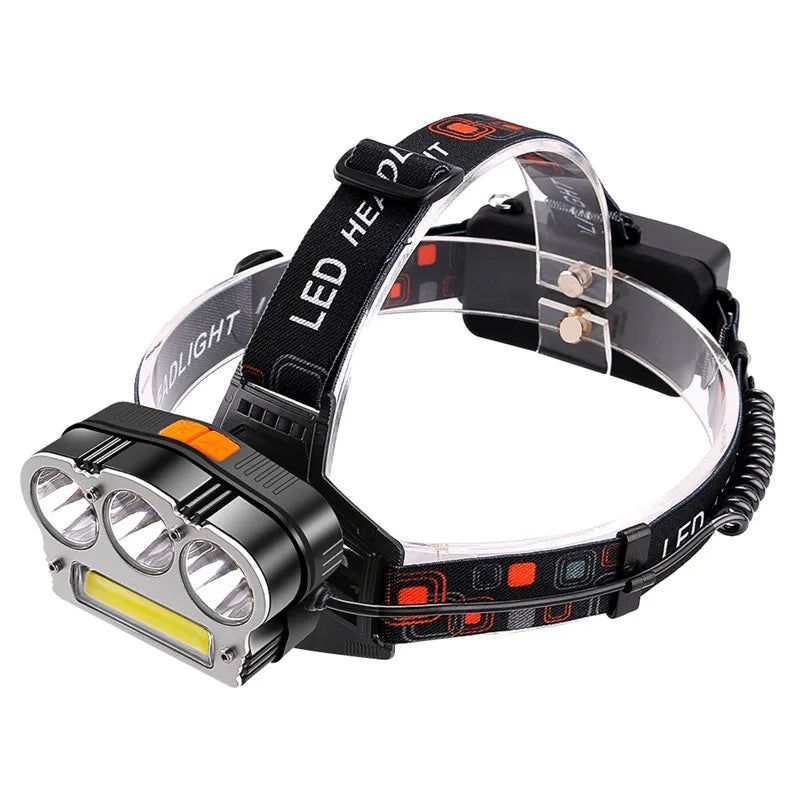 LED Headlamp 3T6+COB LED Headlight 15000 lumens LED Head lamp