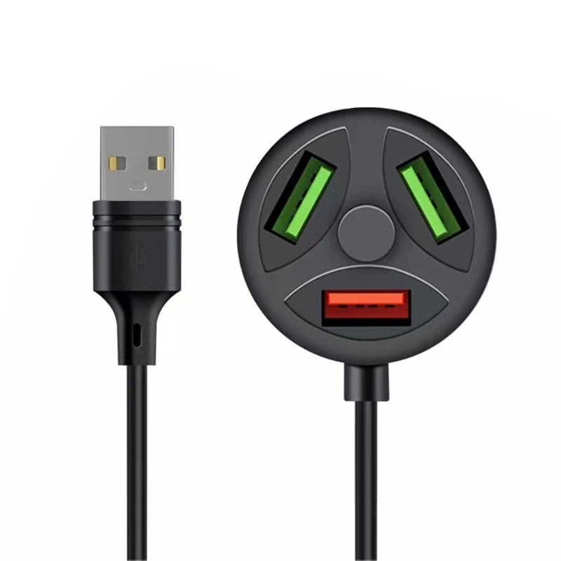 USB Charging Hub USB Splitter,USB Extender with 3Ports Perfect for Travel