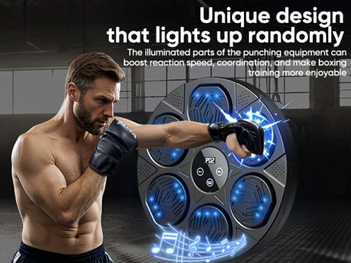 MDHL QJB-55 Music Boxing Training Machine W/Boxing Gloves