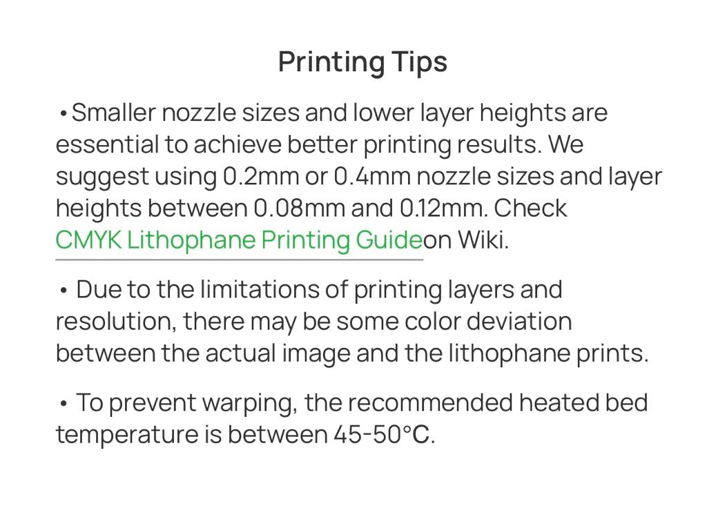 PLA-Basic CMYK Lithophane Filament Bundle