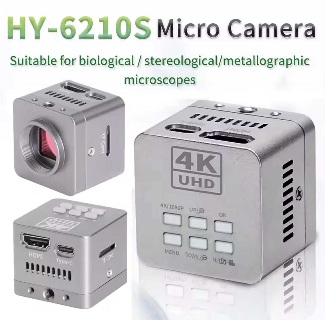 HAYEAR HD Industrial Camera 4K UHD Digital Microscope Eyepiece Camera W/Remote