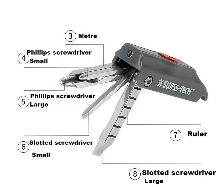 Swiss tech keyring multi tool discount