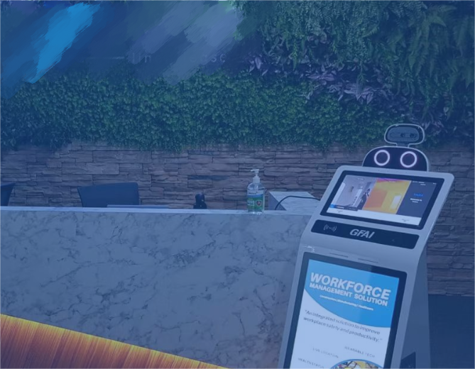 Contactless Temperature Screening AI Reception Robot Non-contact Temperature Measurement