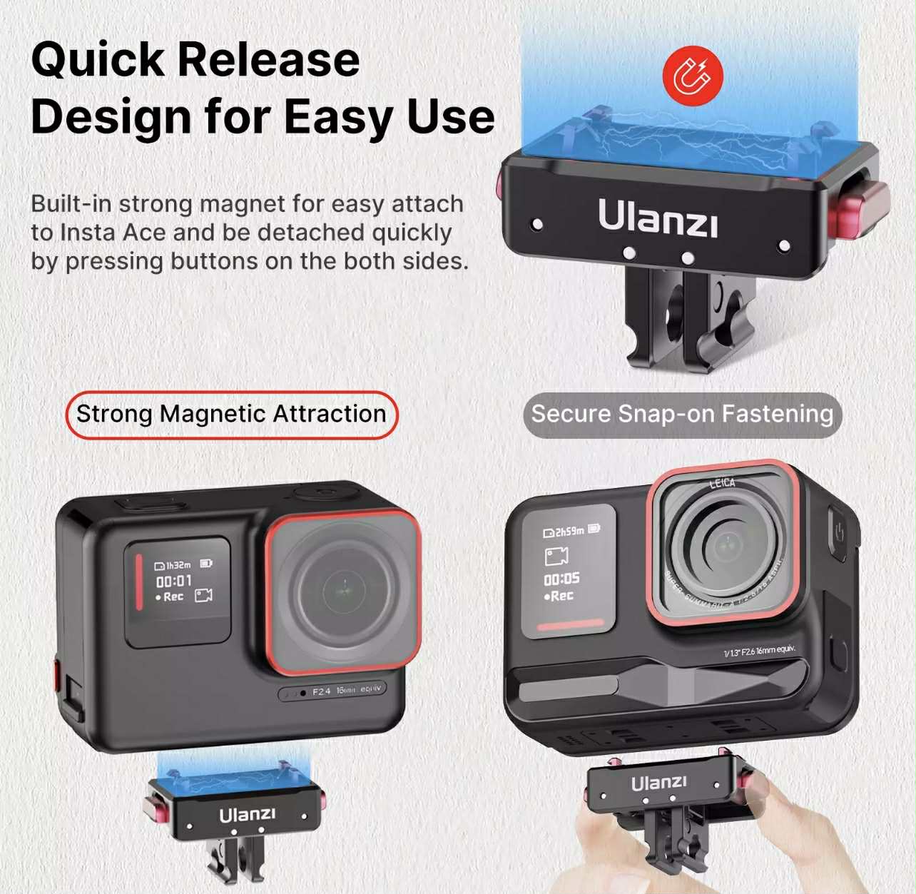 Ulanzi IN-03 Magnetic Quick Release Base