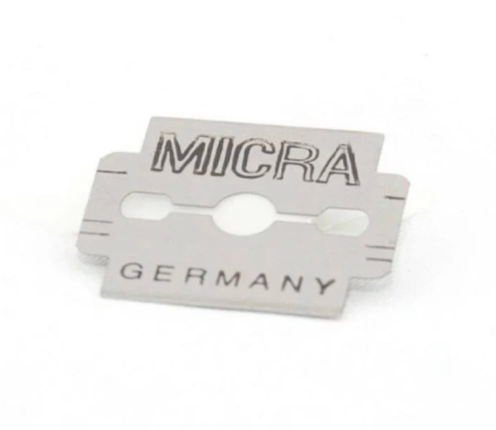 MICRA - Extra Sharp Razor Blades Hard Skin Callus Remover Corn Pedicure | 100pcs
