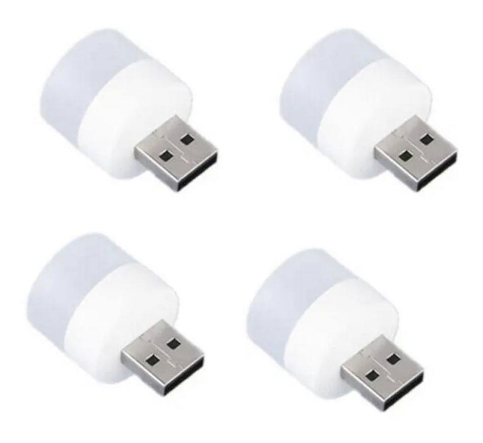 USB Mini Night Light Bulb Plug-in & Play | Warm/Cool White