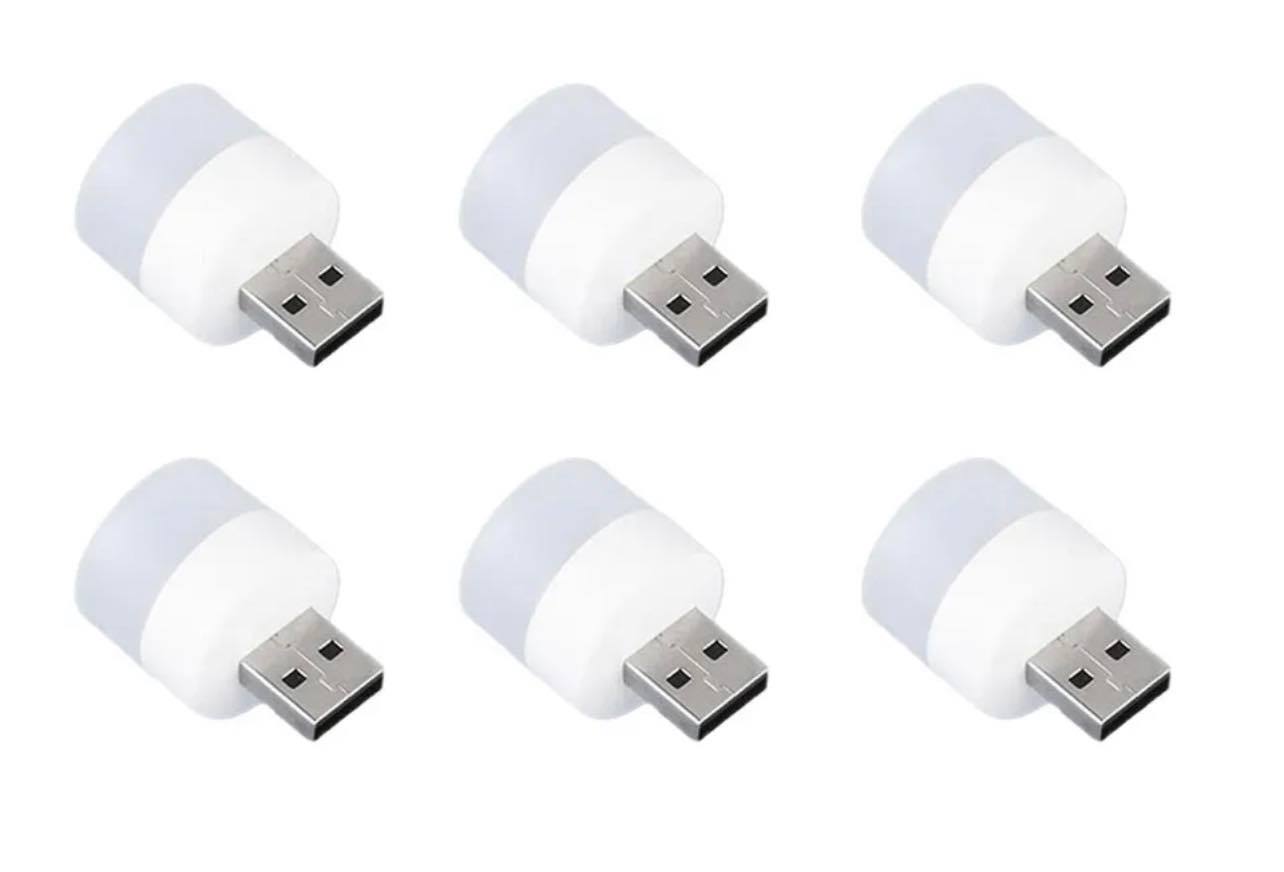 USB Mini Night Light Bulb Plug-in & Play | Warm/Cool White