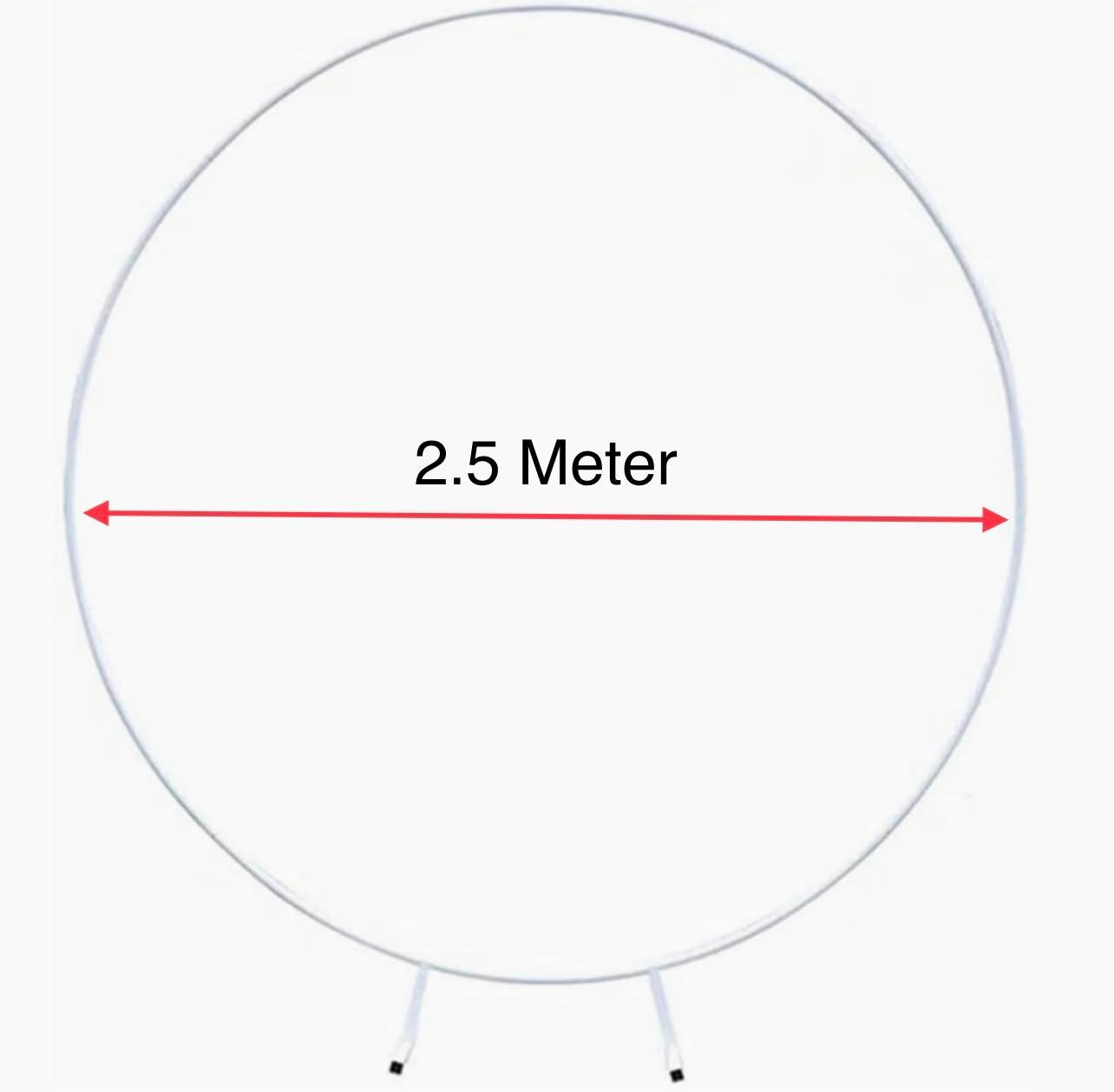 Hoop Round Circle Backdrop Balloon Arch Frame | Wedding Props Background | 2 Colors & 3 Size