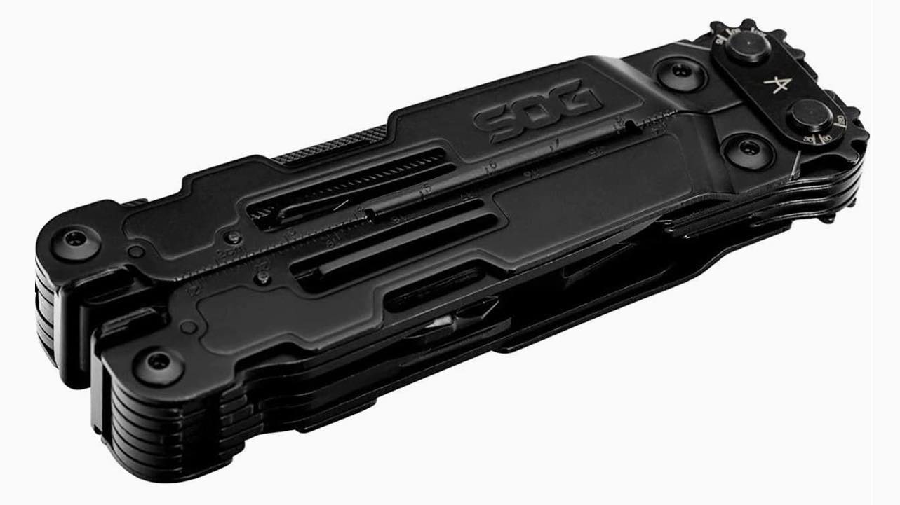 SOG PowerAccess Deluxe 21 Multi-Tool W/12*Bit Kit & Sheath | PA2002-CP | Black