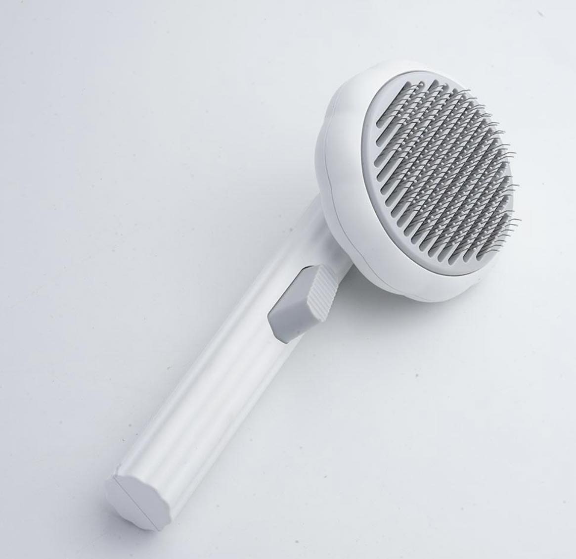 Pumpkin Pet Grooming Brush W/Clean Button | Cat & Dog