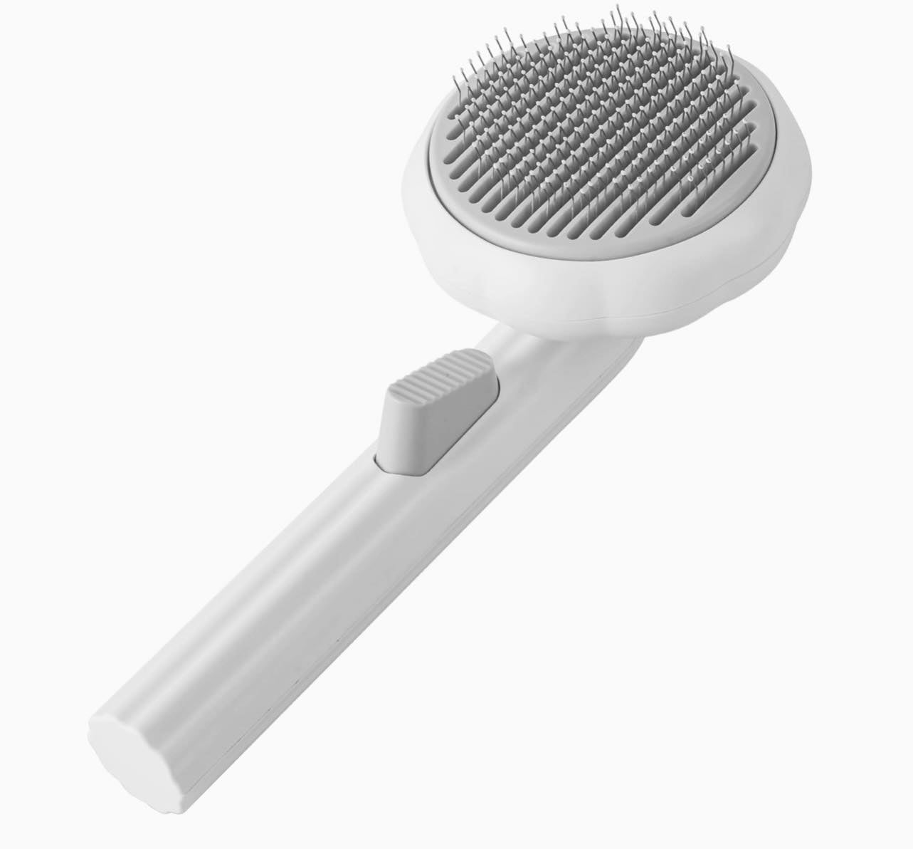 Pumpkin Pet Grooming Brush W/Clean Button | Cat & Dog