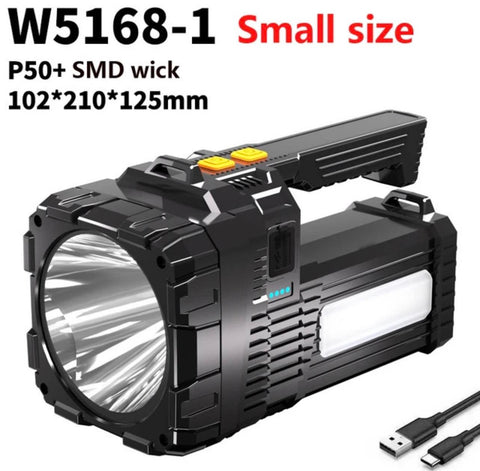 Multifunctional LED Flashlight Lantern USB Rechargeable | W5168-1
