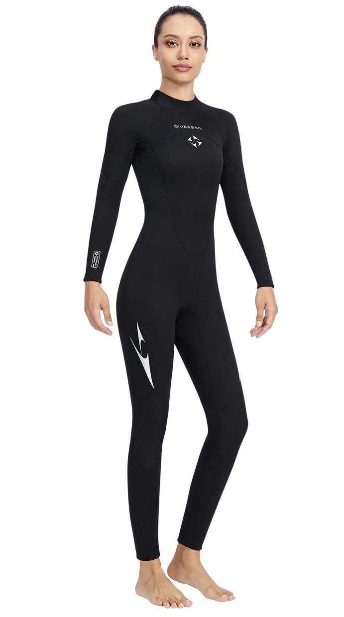 Dive & Sail 3mm Women Full Length Diving Wetsuit | Large