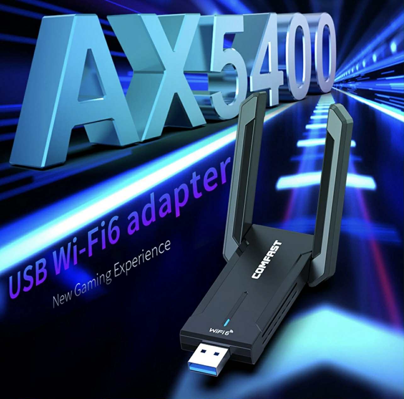 COMFAST AX5400 WiFi 6 USB Adapter | CF-972AX