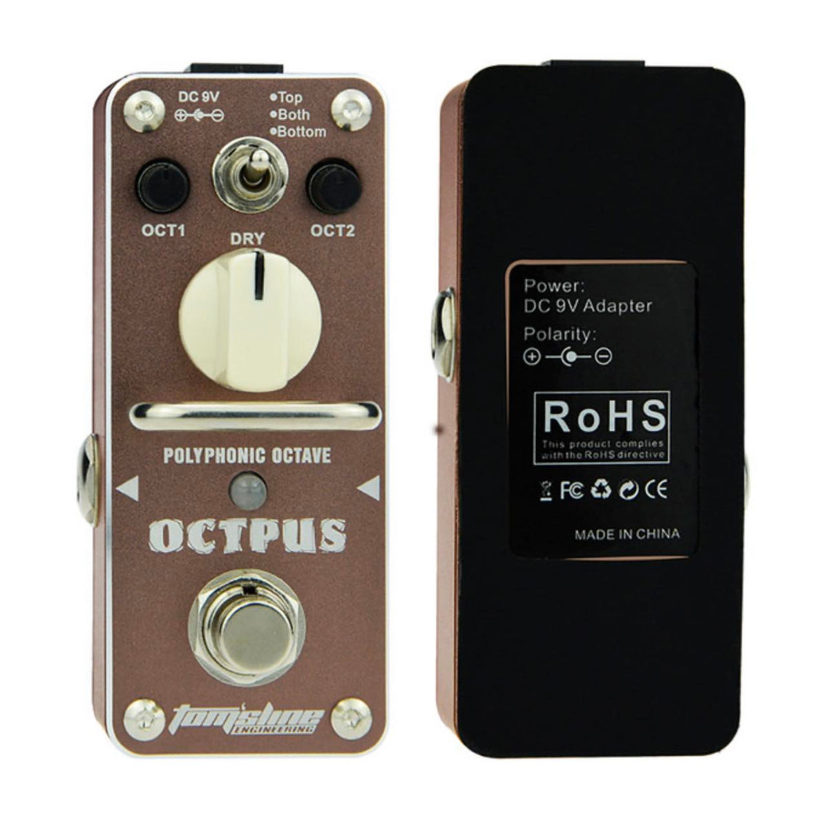 Octpus Polyphonic Octave Electric Guitar Effects Pedal AOS3 OCTPUS Epic. Store