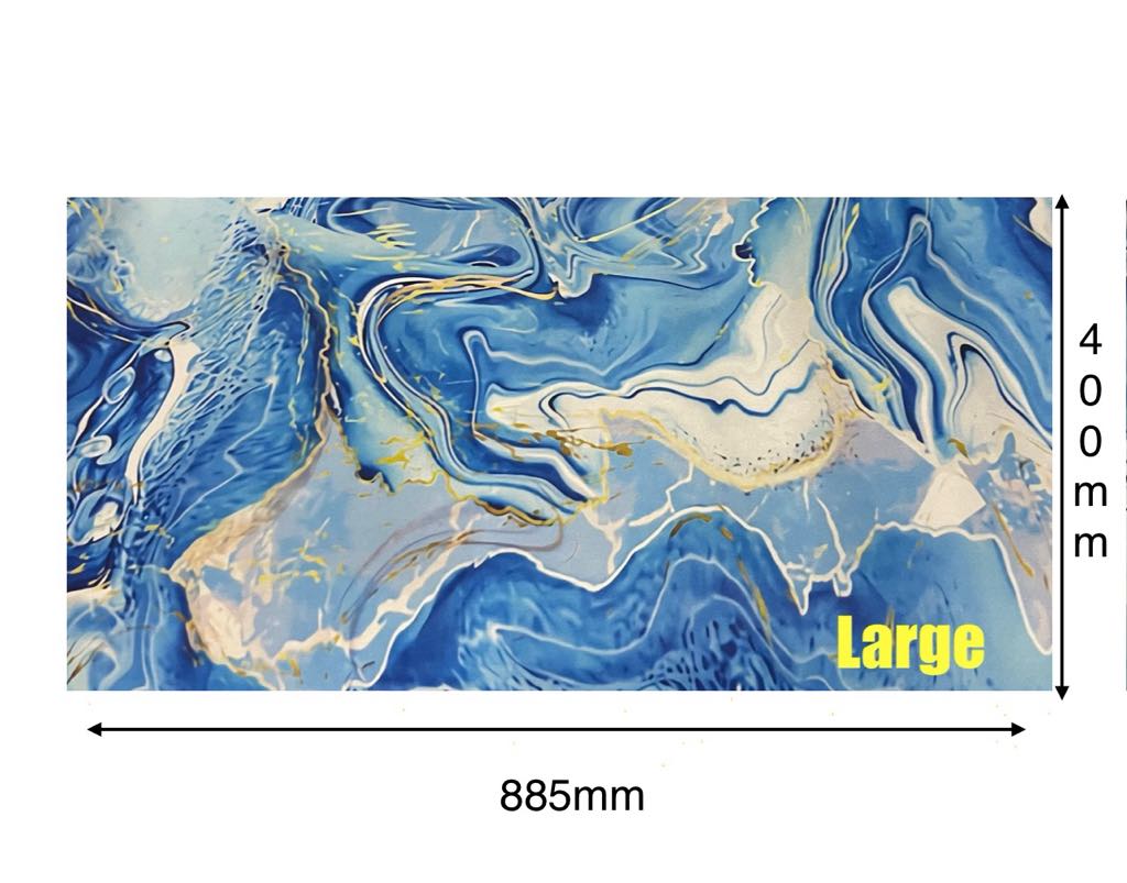 Marbled Design Gaming Mouse Pad Large Desk Pad