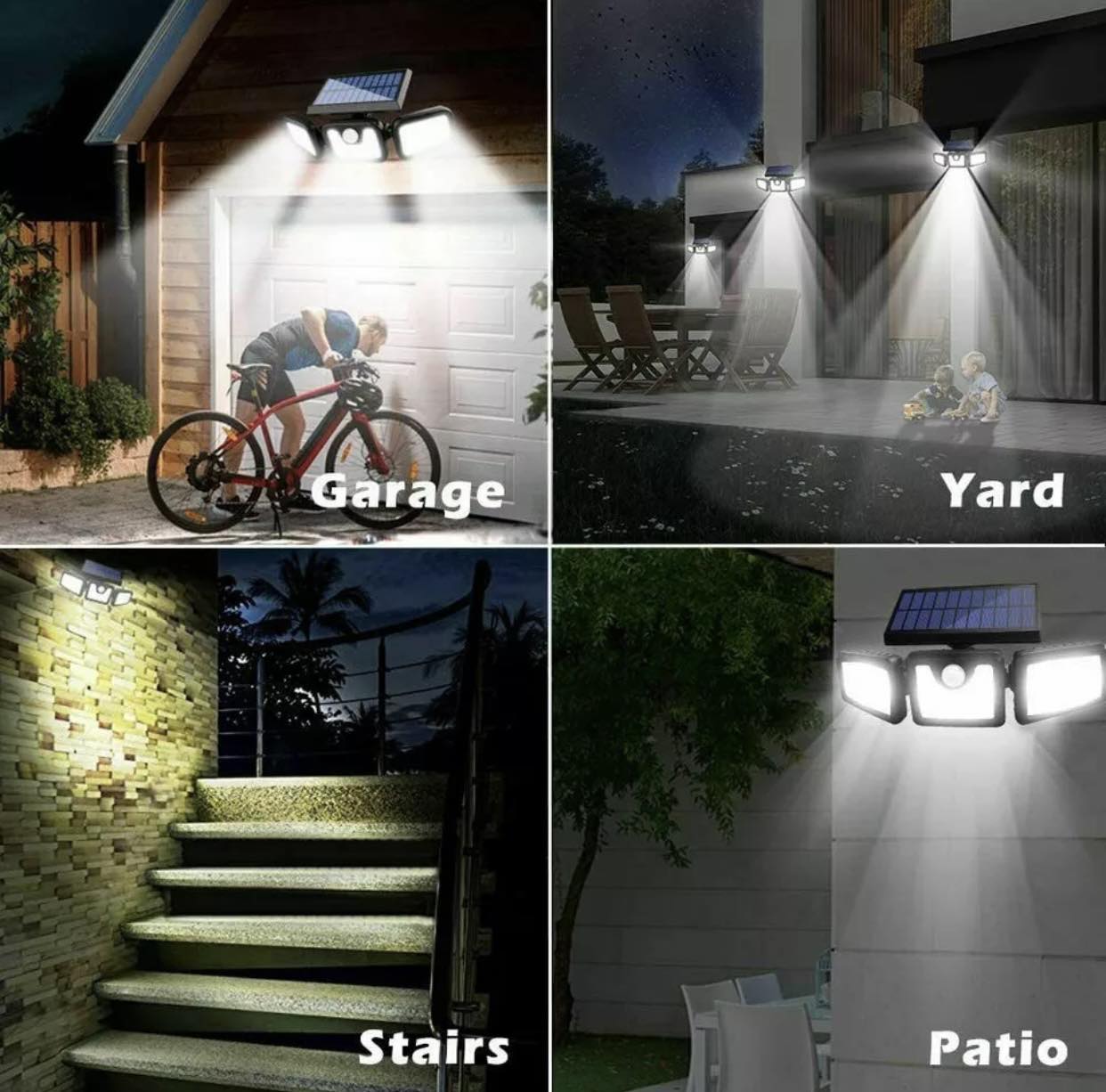 3 Head Solar Motion Sensor Light Outdoor | FL-1725A