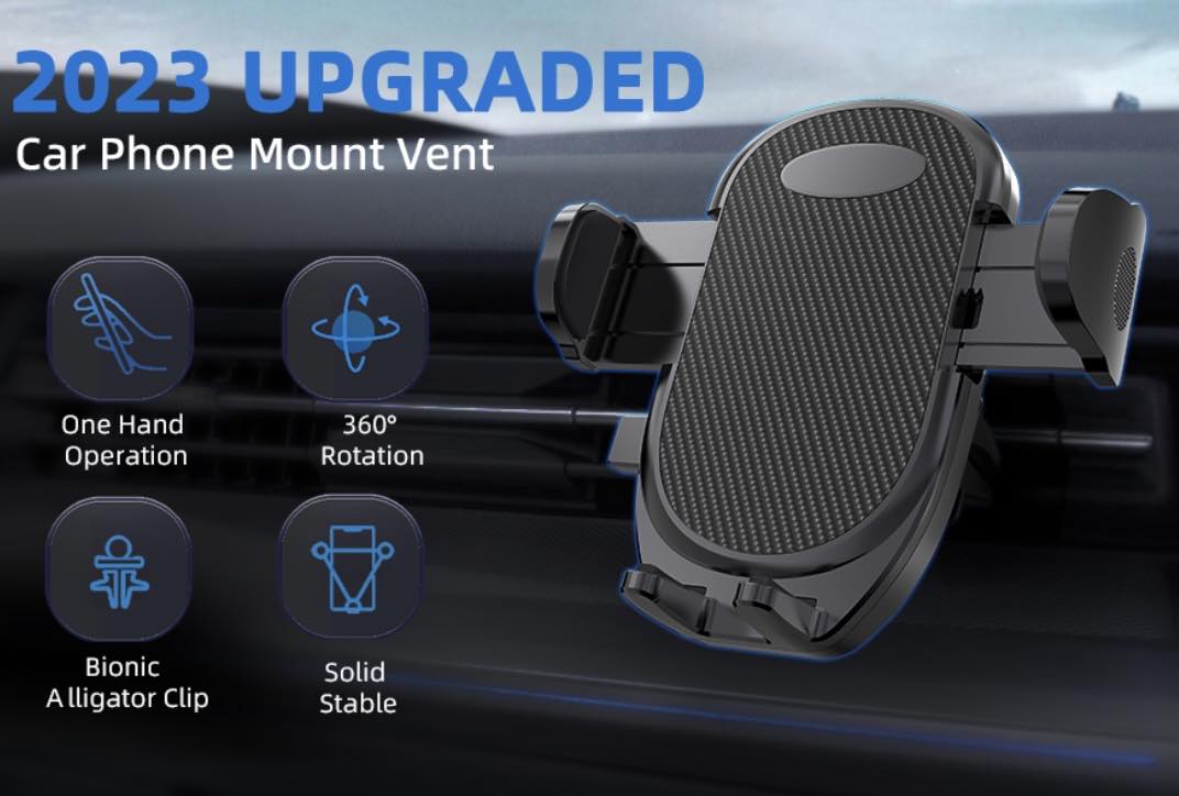 Car Air Vent Phone Mount Ultra Stable Vent Clip | C130