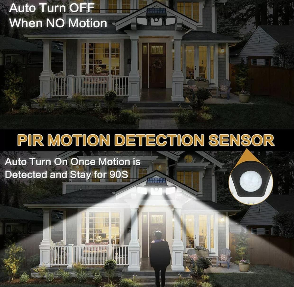 3 Head Solar Motion Sensor Light Outdoor | FL-1725A