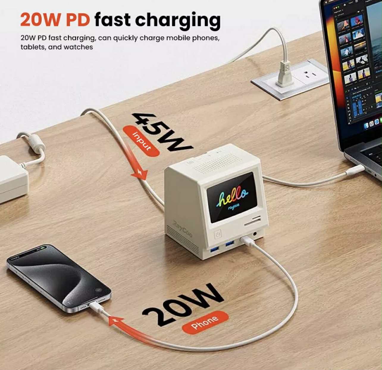 RayCue 128K SE USB-C Docking Station