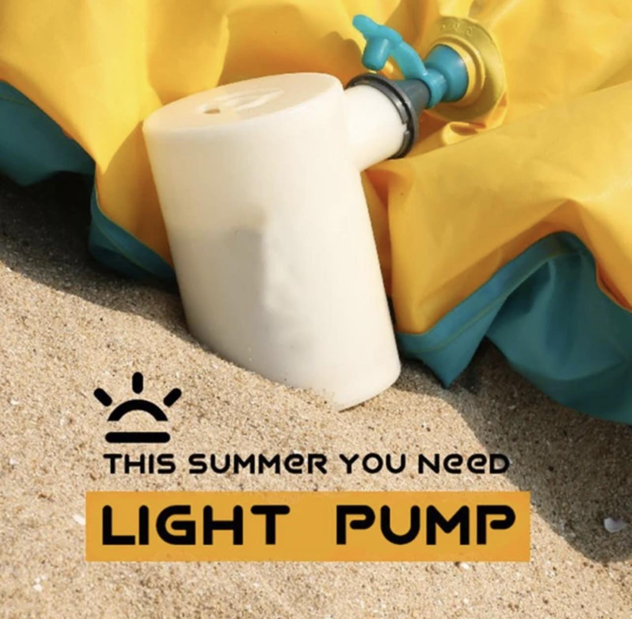 FLEXTAILGEAR Light Pump 2 W/3 Nozzles | White (NOT PORTABLE, REQUIRES PLUG)