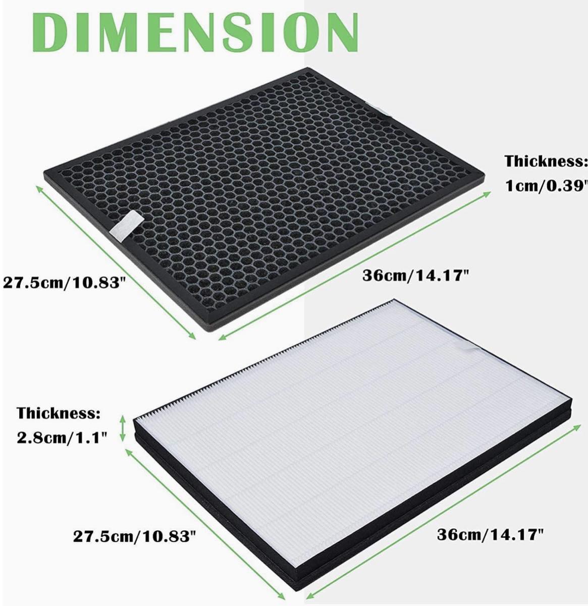 FY1413/40 Carbon & HEPA Replacement Filter Set | Philips