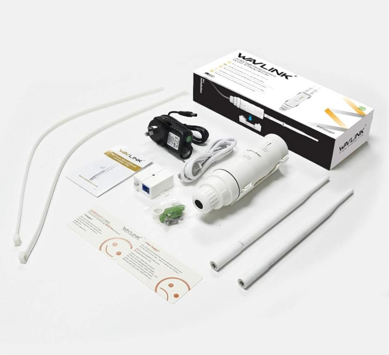 WAVLINK AC600 Dual Band Outdoor Wi-Fi Range Extender W/2*Antenna