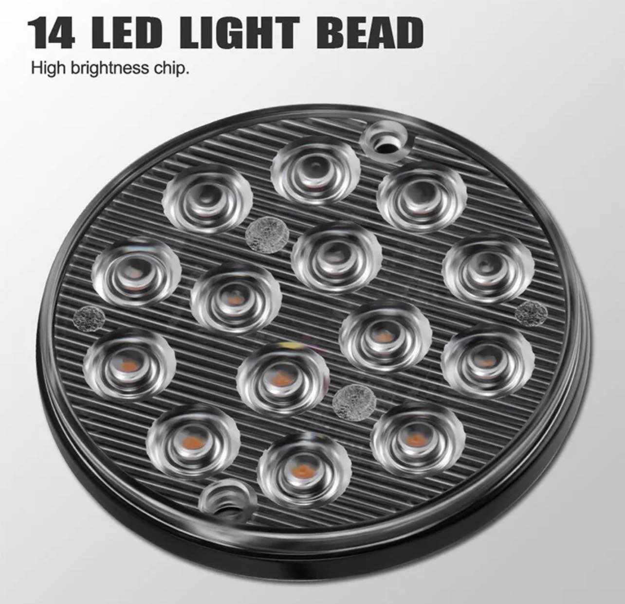 Pair 3" Round LED Blinker Side Light Taillight | 12V-24V | 3 Colours