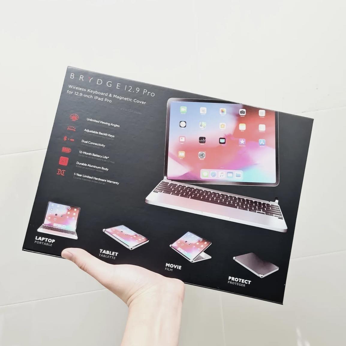 BRYDGE 12.9-inch iPad Pro Wireless Keyboard & Magnetic Cover