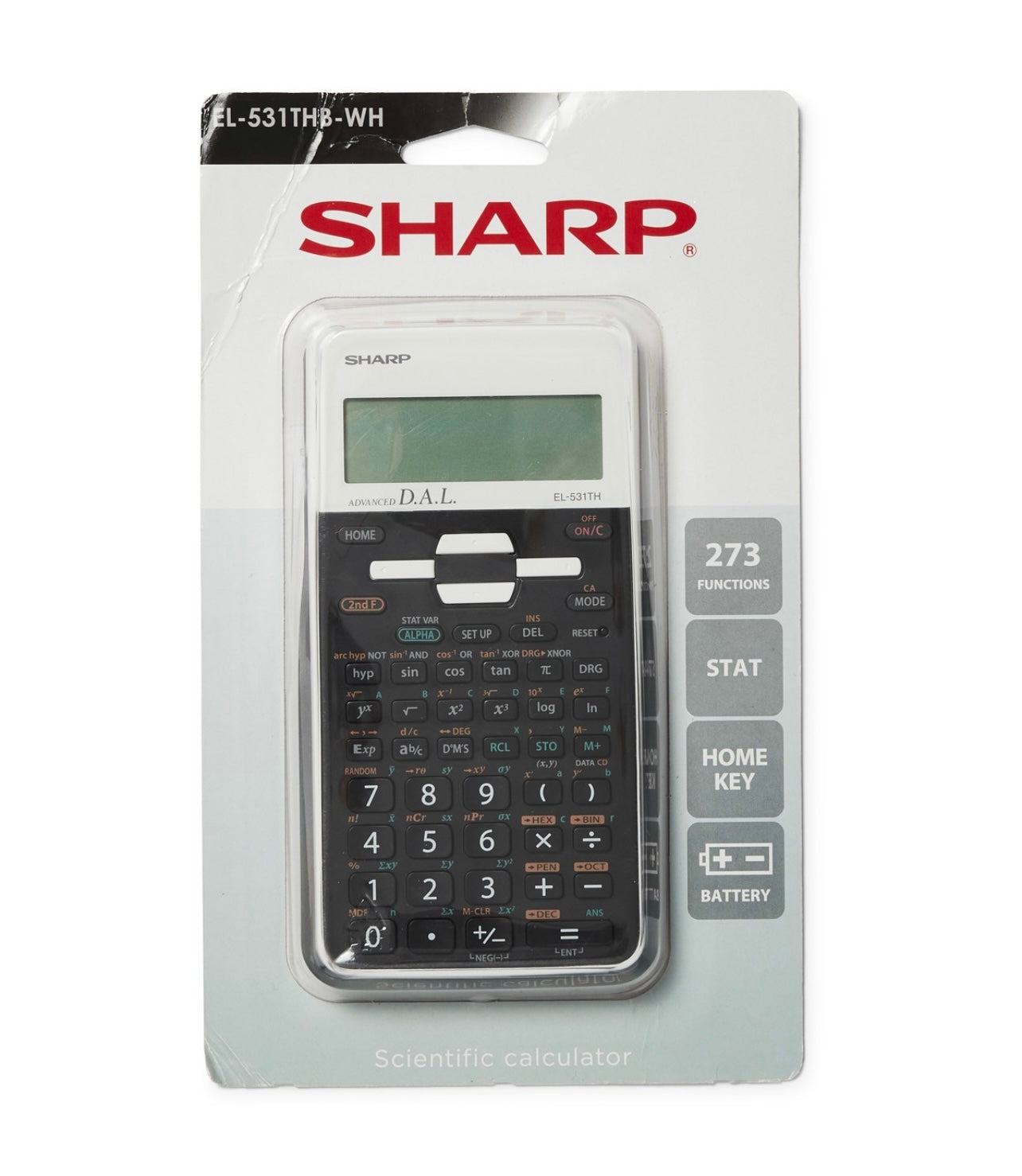 SHARP Advanced Scientific Calculator | EL-531THB-WH