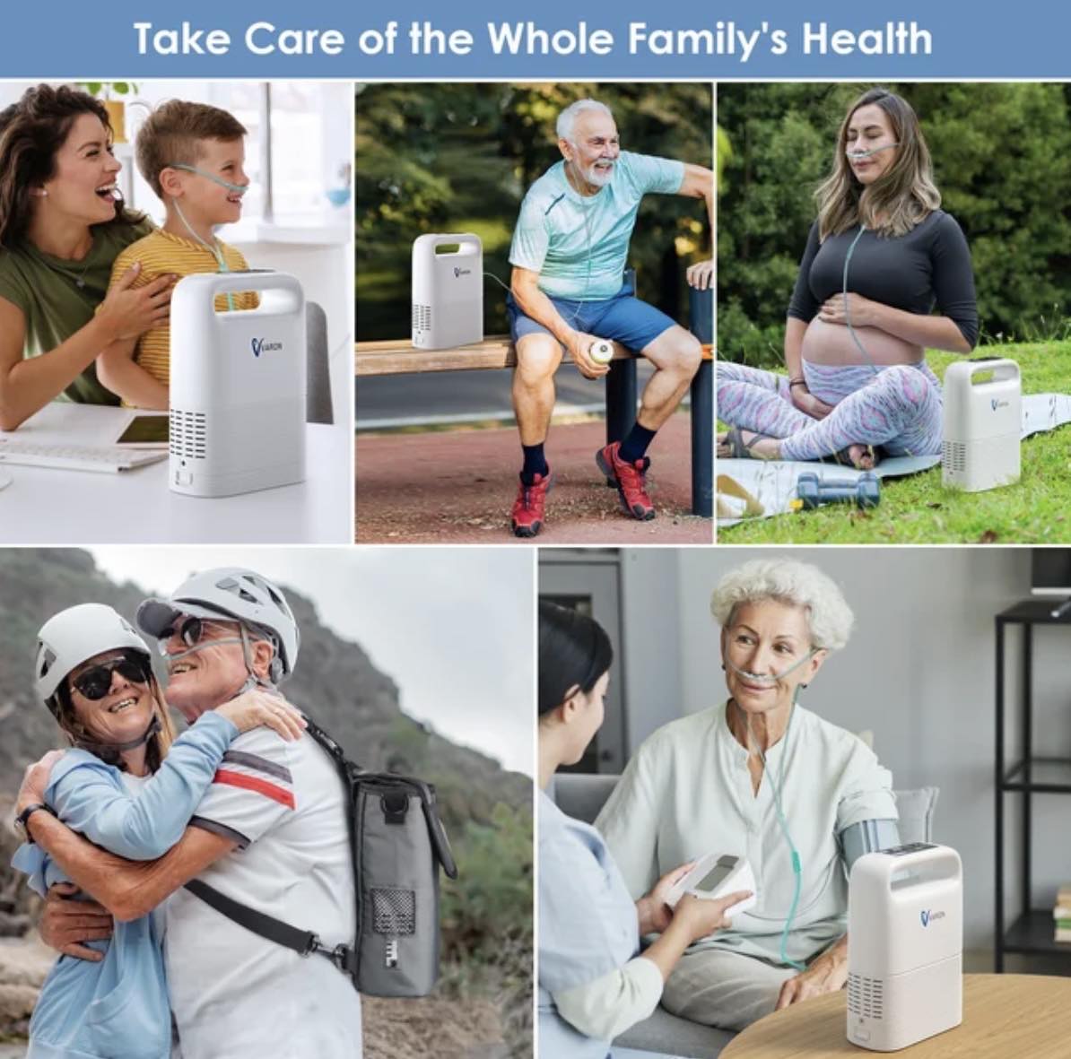Varon NT-02 Portable Oxygen Concentrator Kit