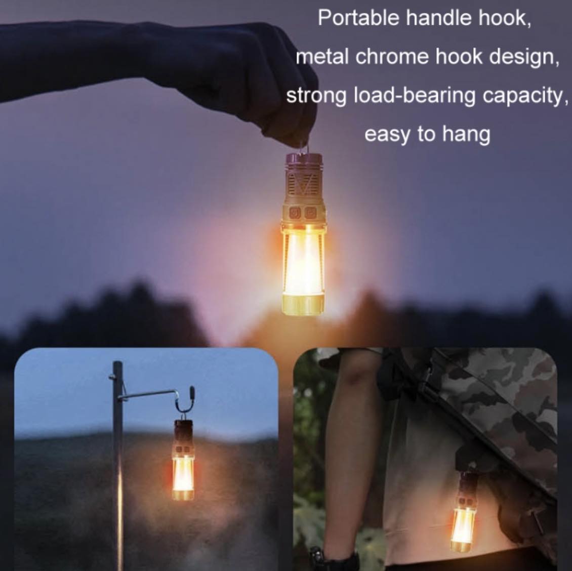 3in1 LED Mosquito Repellent Camping Light W/Mosquito Tablets & Tripod