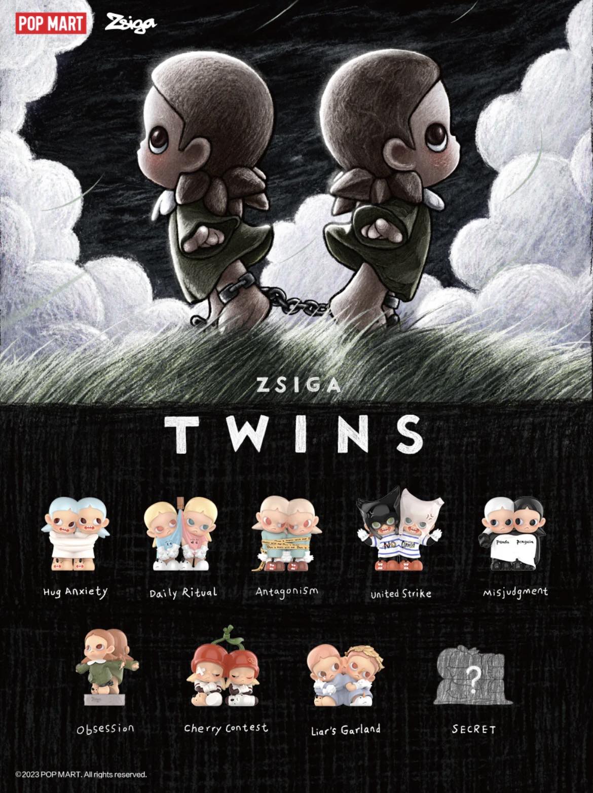 POP MART Zsiga Twins Series Blind Box Set