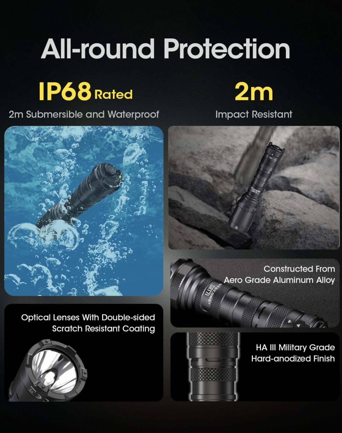 NITECORE SRT7i SmartRing Tactical Flashlight