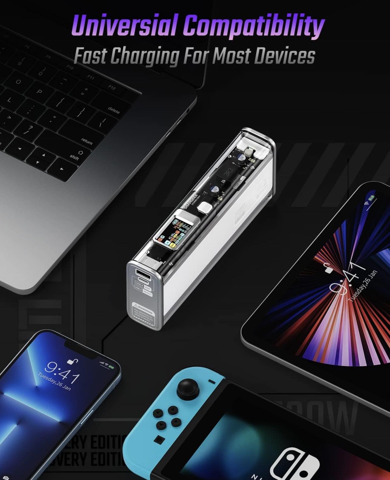 SHARGEEK STORM2 Slim 130W Battery Pack