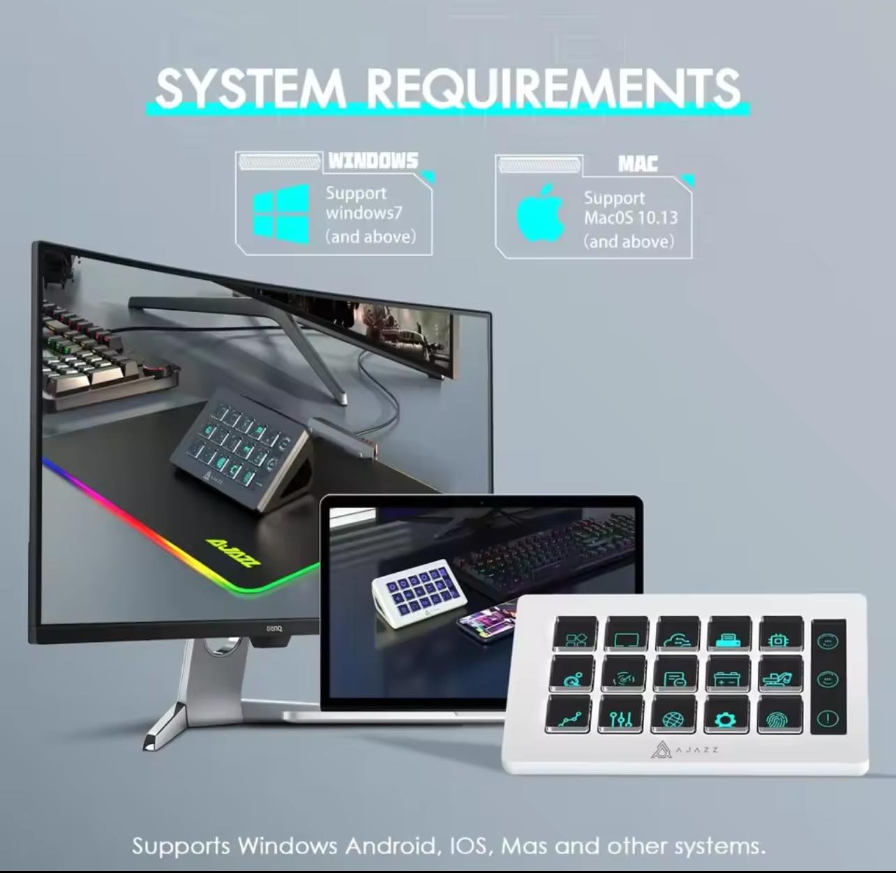 AJAZZ x NACODEX AKP153 STREAM DECK