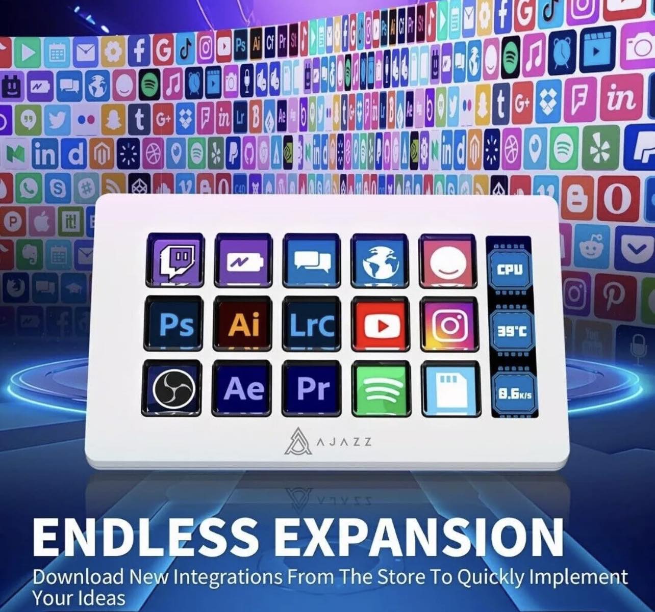 AJAZZ x NACODEX AKP153 STREAM DECK