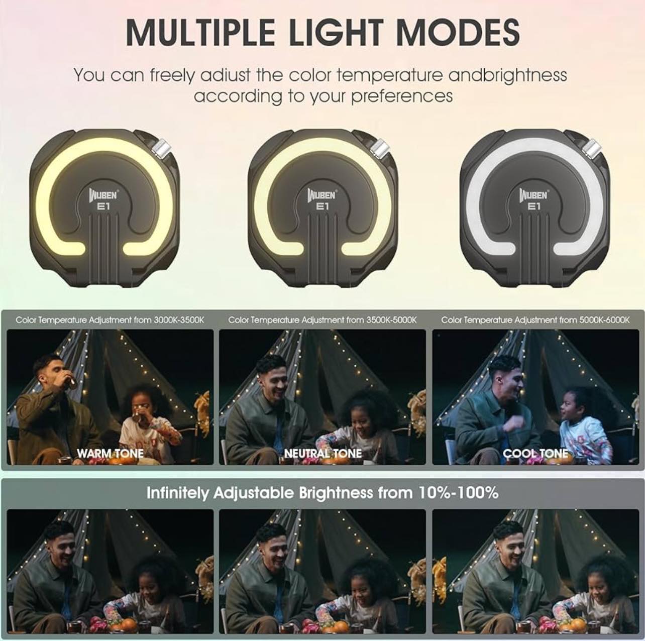 WUBEN E1 Magnetic ECL LED Compact Light