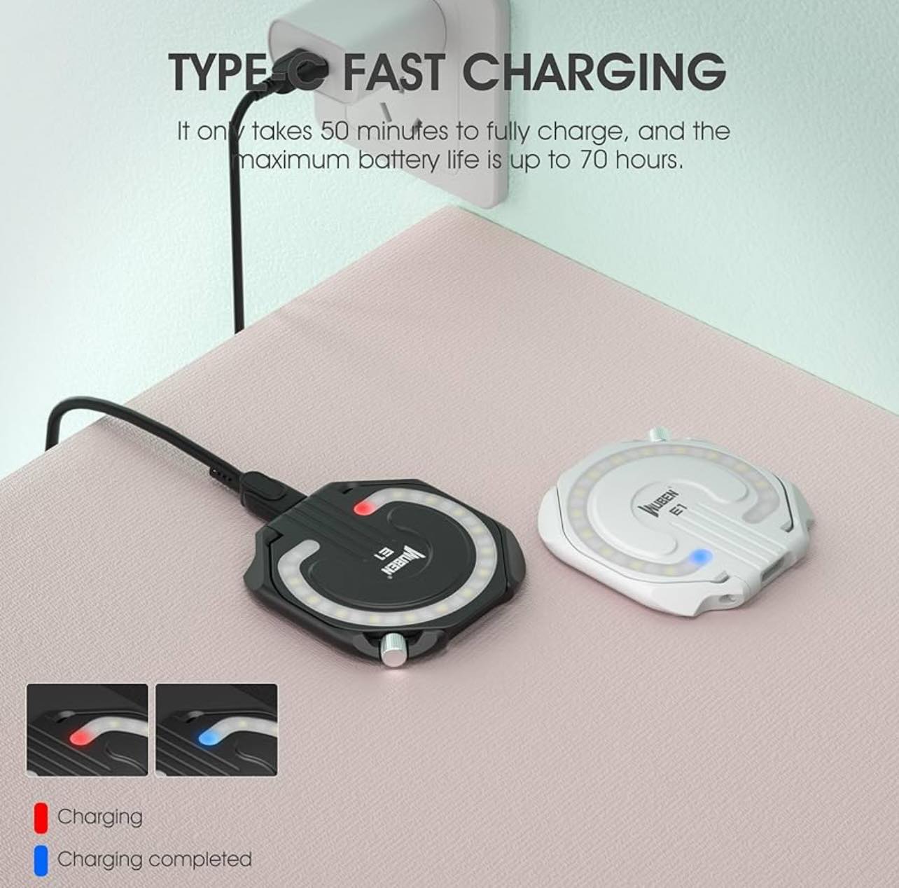 WUBEN E1 Magnetic ECL LED Compact Light