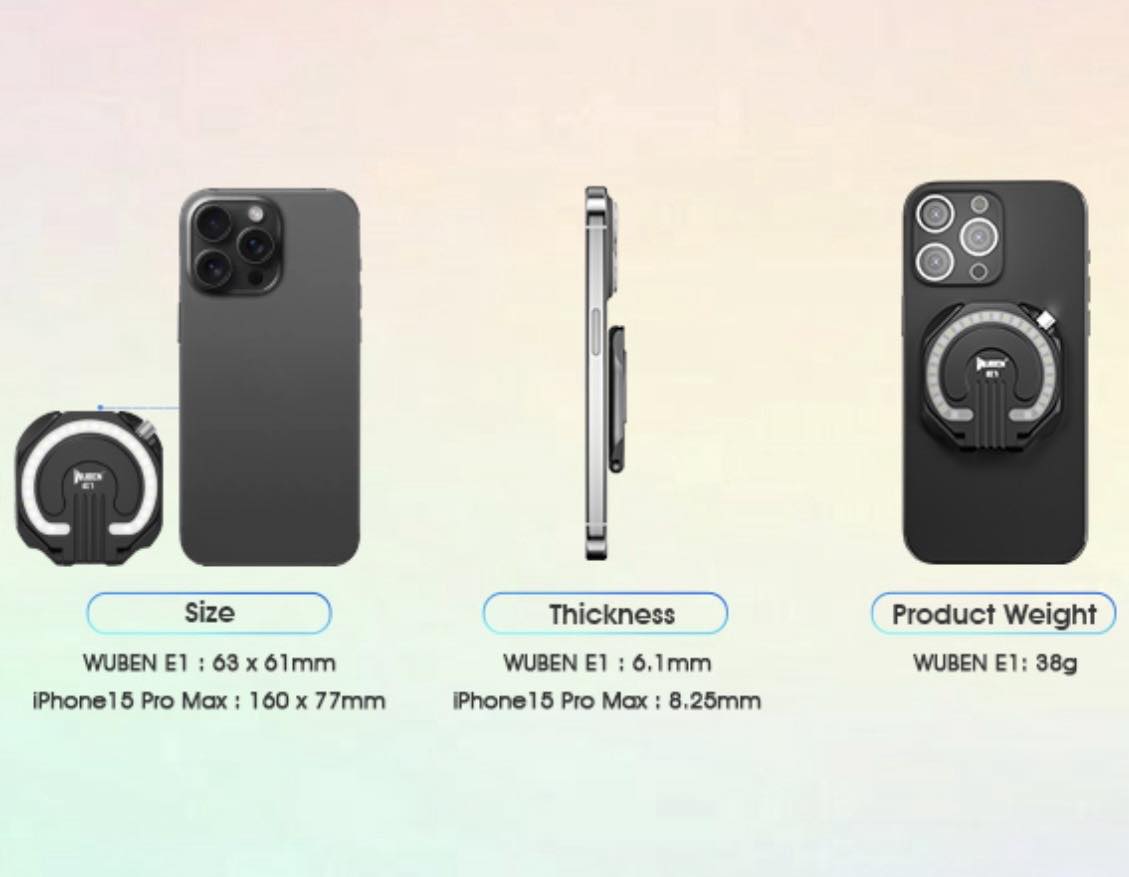 WUBEN E1 Magnetic ECL LED Compact Light