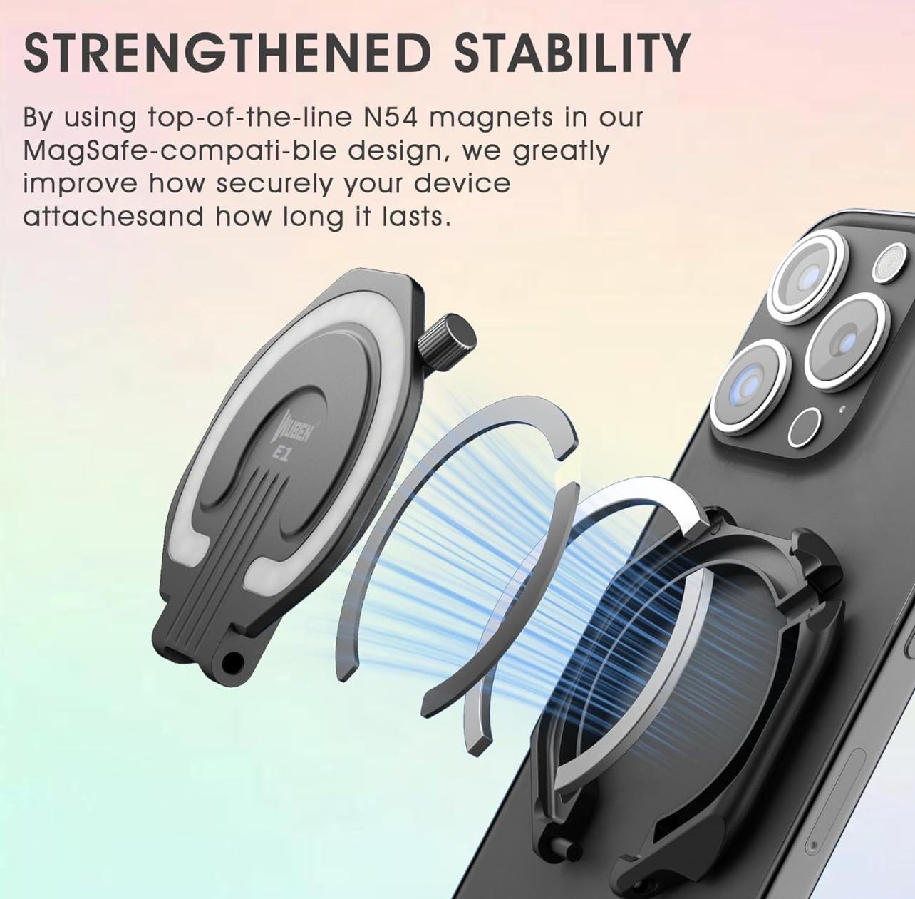 WUBEN E1 Magnetic ECL LED Compact Light