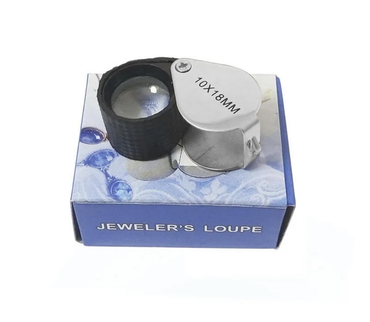 Jeweller’s Loupe Magnifier 10x 18mm W/Case