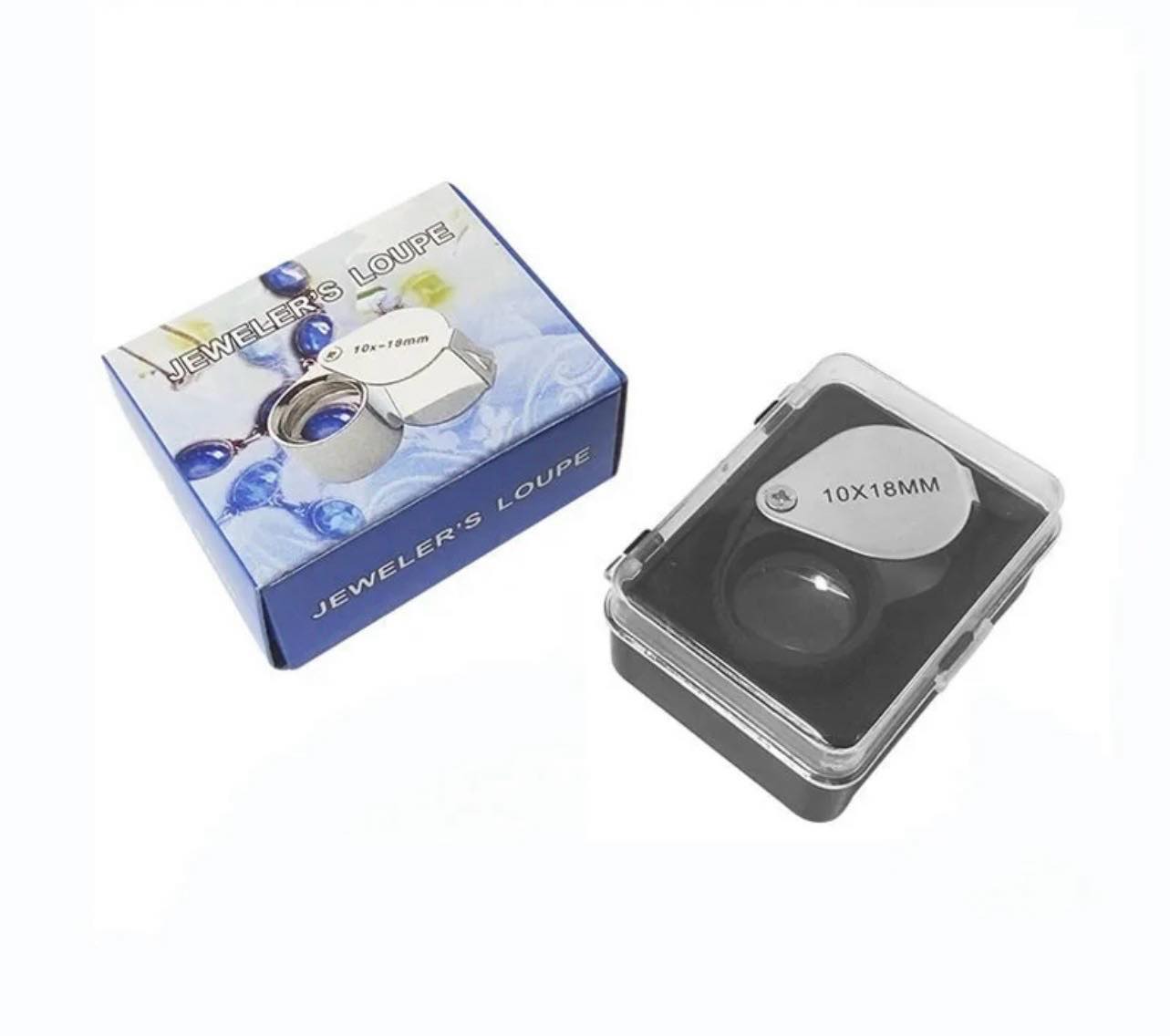 Jeweller’s Loupe Magnifier 10x 18mm W/Case