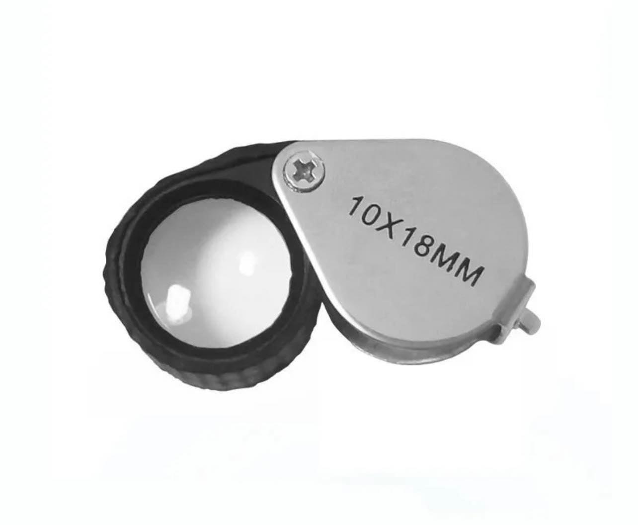 Jeweller’s Loupe Magnifier 10x 18mm W/Case