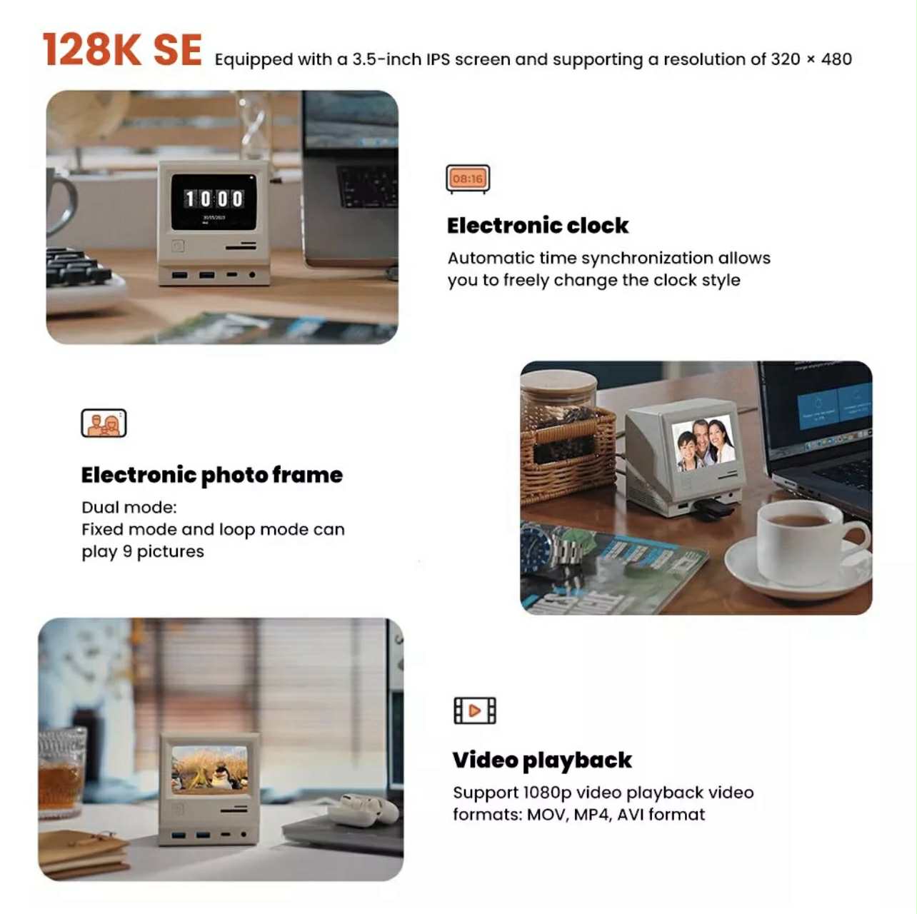 RayCue 128K SE USB-C Docking Station