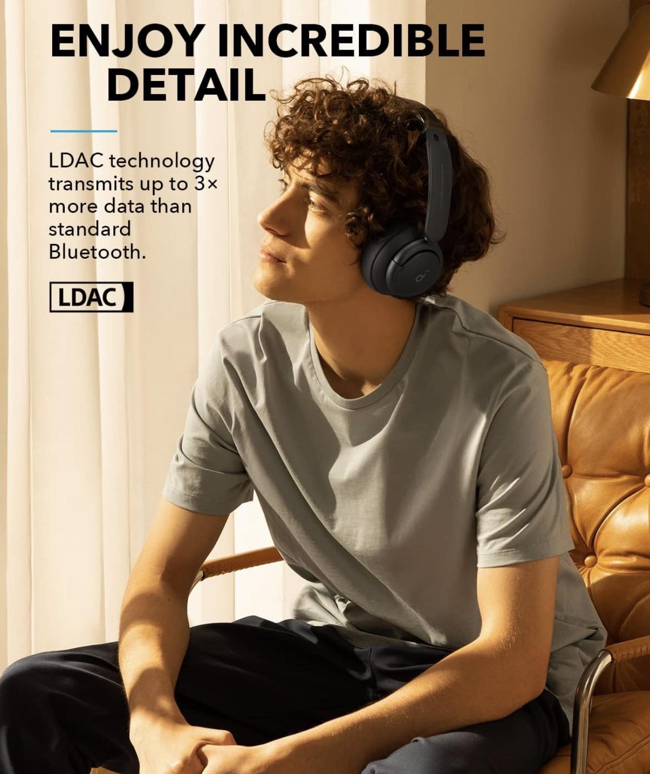 Soundcore by Anker Life Q35 Hybrid ANC BT Headphones