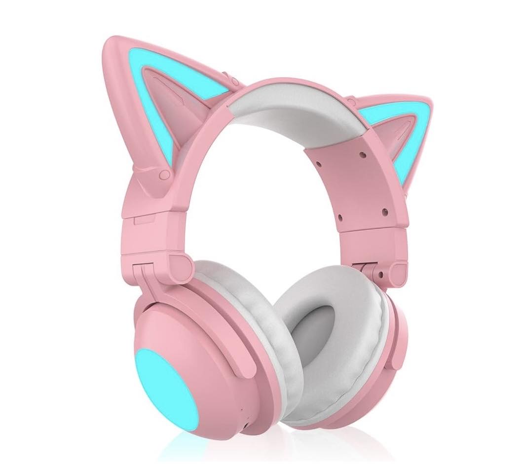 Specially Cat Ear Gaming Headphones BT+Wired
