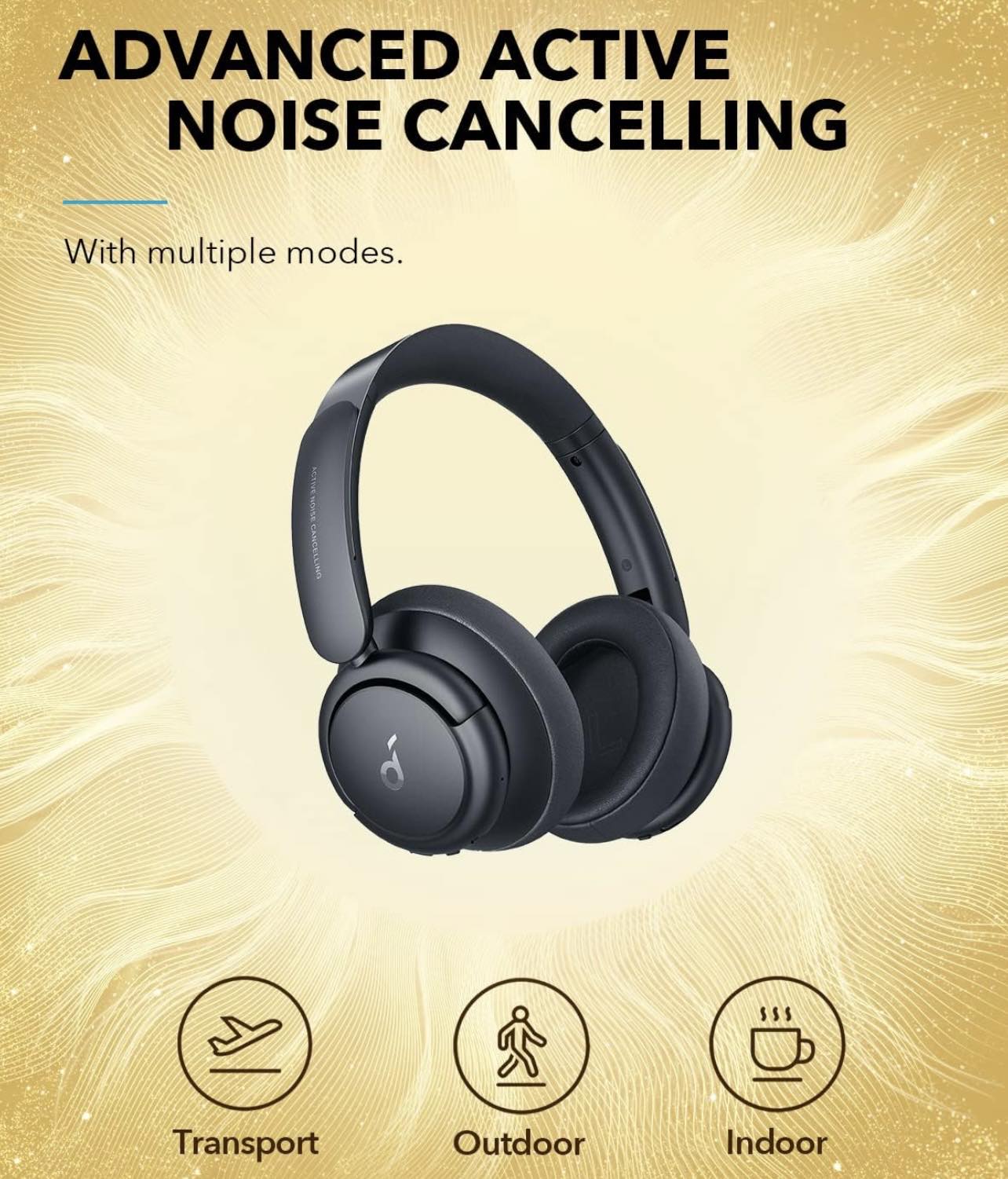 Soundcore by Anker Life Q35 Hybrid ANC BT Headphones