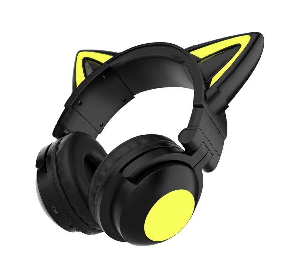 Specially Cat Ear Gaming Headphones BT+Wired